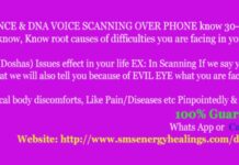 DNA Voice Scanning & Authentic Psychic Readings $66/hr DNA Voice Scanning